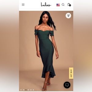 NWT Lulus "How Much I Care" Dress- Size M